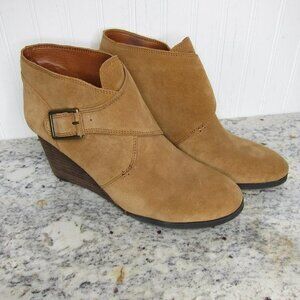 Lucky Brand Sumarah Ankle Wedges Size 8.5